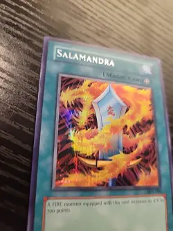 Salamandra - DDS-006 - Secret Rare NM Video Game Yugioh Promo - Image 2