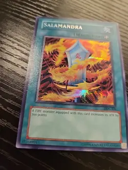 Salamandra - DDS-006 - Secret Rare NM Video Game Yugioh Promo - Image 3