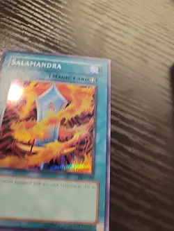 Salamandra - DDS-006 - Secret Rare NM Video Game Yugioh Promo - Image 4