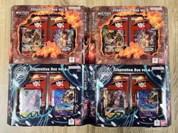 One Piece TCG: Illustration Boxes Vol. 5 & Vol. 6 (2 OF EACH BOX) New Ships ASAP - Image 1