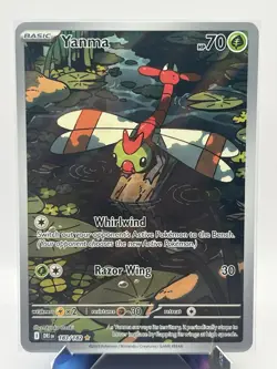 Pokemon TCG Yanma Illustration Rare Card 183/182 Destined Rivals - Image 1