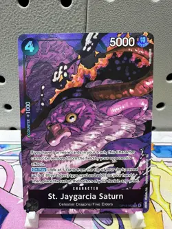 St Jaygarcia Saturn OP13-083 Alt Art SR One Piece Card NM - Image 1