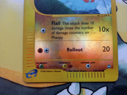 Phanpy 100/147 Reverse Holo Aquapolis Pokemon Card - Image 4