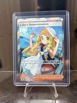 Pokemon TCG Mega Evolution Lillie’s Determination Full Art Trainer Card 169/132 - Image 1