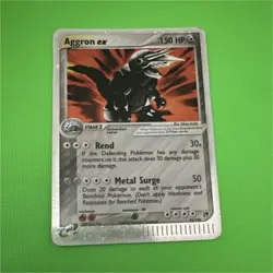 Pokemon Aggron ex EX Sandstorm Holo Rare 150 HP Card 95/100 Nintendo - Image 1