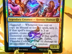 Zaffai Thunder Conductor mythic foil magic the gathering trading card singles - Image 3