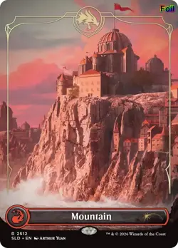 Mountain (2512) Foil 2512 Secret Lair Drop Series NM EN - Image 1
