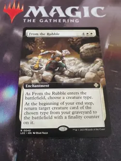 Mtg. 2x From the Rubble. Extended Art. Lost Caverns Of Ixalan. Pack Fresh - Image 1
