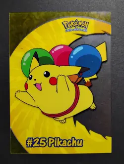 Pikachu #25 Topps Clear TV Animation Edition Pokemon Card PC1 2000 NM - Image 1