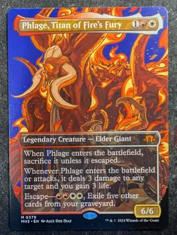 Phlage, Titan of Fire's Fury - Borderless - Modern Horizons 3 (MTG) - Image 1