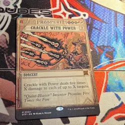 Magic: The Gathering Crackle with Power Sorcery Outlaws of Thunder Junction 002… - Image 1