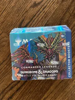 MTG Cmdr Legends Battle for Baldur's Gate (CLB) Collector booster box **Sealed** - Image 1