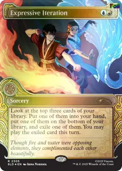 Expressive Iteration (Rainbow Foil) 2305 Secret Lair Drop Series NM EN - Image 1