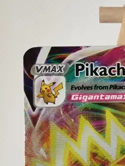 Pokemon Pikachu TCG VMAX SWSH286 Black Star Promo Holo Card Near Mint Condition - Image 5