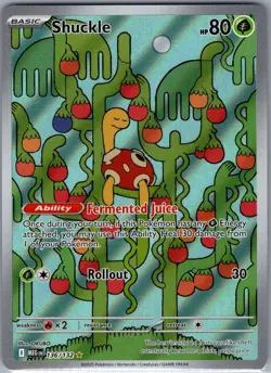 Shuckle 136/132 ME01: Mega Evolution - Pokemon Card - NM - Image 1