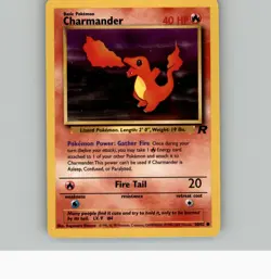CHARMANDER 50/82 C TEAM ROCKET POKEMON UNLIMITED LP - Image 1