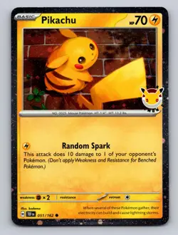 PIKACHU (POKEMON DAY 2026) 051/162 HOLO MISCELLANEOUS PROMO POKEMON NM - Image 1