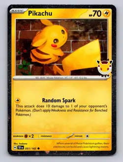 PIKACHU (POKEMON DAY 2026) 051/162 HOLO MISCELLANEOUS PROMO POKEMON NM - Image 1