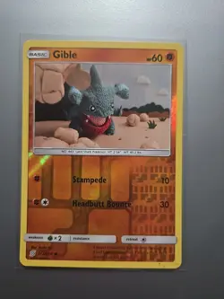 Gible 112/236 Unified Minds NM POKEMON Asako Ito Reverse Holo - Image 1