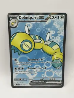 Pokemon TCG Dudunsparce EX 178/159 Sv09: Journey Together Holo Ultra Rare #1 - Image 1