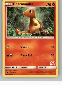 CHARMANDER 18/147 (CHARIZARD STAMPED) C BURNING SHADOWS POKEMON NM - Image 1