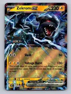 ZEKROM EX (BLACK BOLT STAMPED) 034/086 HOLO MISCELLANEOUS PROMO POKEMON NM - Image 1