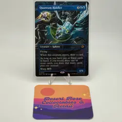 MTG Quantum Riddler Borderless 305 Regular Edge of Eternities EOE - Image 1