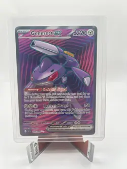 Pokemon TCG Genesect ex 161/086 Sv: Black Bolt Ultra Rare Near Mint - Image 1