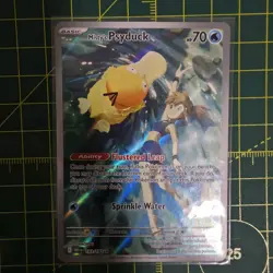 Pokemon Misty's Psyduck 193/182 Destined Rivals Full Art Holo Illustration Rare - Image 1