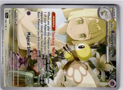 Lillie’s Ribombee 164/159 Journey Together gradabl Illustration Rare Pokemon TCG - Image 4