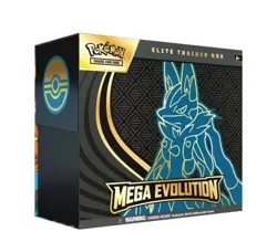 Pokemon TCG Mega Evolution Elite Trainer Box ETB Lucario Brand New Sealed CCG - Image 1