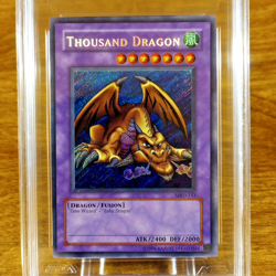 Yu-Gi-Oh! Metal Raiders Thousand Dragon MRD-143 AGS NM-MT 8 Holo Rare 2002 - Image 2