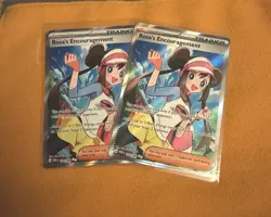 x2 Pokemon TCG Rosa's Encouragement 114/088 Perfect Order Ultra Rare Full Art - Image 1