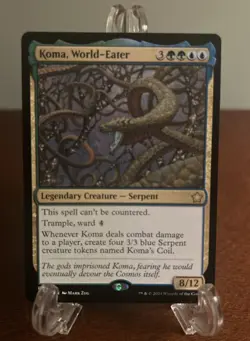 MTG Koma, World-Eater Foundations Regular - NM #121 FDN Magic The Gathering - Image 1
