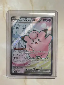 Pokemon TCG Lillie's Clefairy Journey Together 173/159 Ultra Rare NM. - Image 1