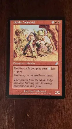 Goblin Warchief Scourge EX/LP 97/143 MTG Magic the Gathering Creature Uncommon - Image 5