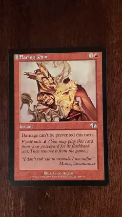 Flaring Pain Judgment EX/LP 89/143 MTG Magic the Gathering Instant Common Red - Image 5