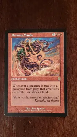Burning Sands Odyssey EX/LP 180/350 MTG Magic the Gathering Rare Red - Image 5