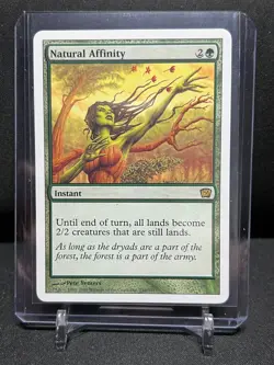 Natural Affinity MTG Magic 2005 Ninth 9th Edition - LP - Image 1