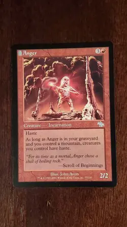 Anger Judgment EX/LP 77/143 MTG Magic the Gathering Creature Uncommon Red - Image 1