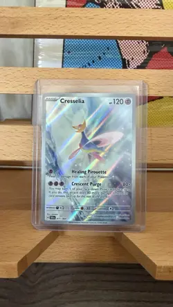 Pokemon TCG Cresselia 071/064 Shrouded Fable Holo Illustration Rare NM Condition - Image 1