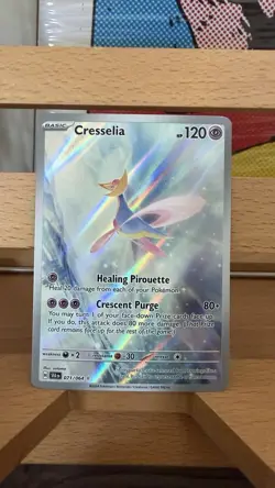 Pokemon TCG Cresselia 071/064 Shrouded Fable Holo Illustration Rare NM Condition - Image 3