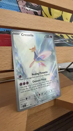 Pokemon TCG Cresselia 071/064 Shrouded Fable Holo Illustration Rare NM Condition - Image 4
