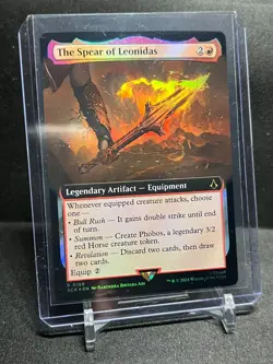 The Spear of Leonidas - Extended Art Foil - Magic MTG 2024 Assassin's Creed NM - Image 1