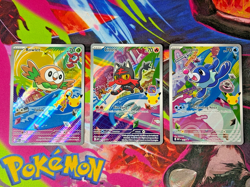 Pokemon First Partner Illustration Collection ROWLET, LITTEN & POPPLIO Promos - Image 1