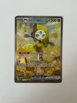 Pokemon TCG Meloetta EX 167/086 Black Bolt SIR LP (Lightly Played) - Image 3