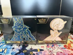 Pokemon Center Mega Evolution Gardevoir & Lucario ETB Set Sealed - Image 1