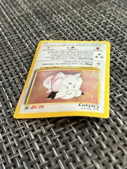 Pokemon TCG Clefairy 5/102 Holo Rare Unlimited Base Set HP 1999 - Image 3