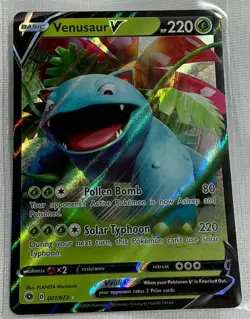 Pokemon TCG Venusaur V 001/073 Champion's Path Ultra Rare - Image 1