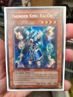Thunder King Rai-oh x2 - YG02 Limited Secret Rare Promo Yugioh card - Image 3